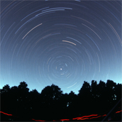 The diurnal circles in the northern sky at Amagi hignland